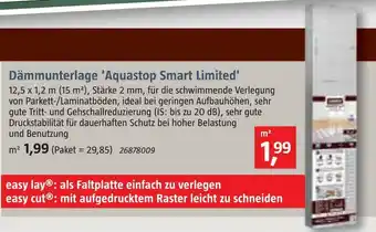 Bauhaus Dämmunterlage 'aquastop smart limited' Angebot