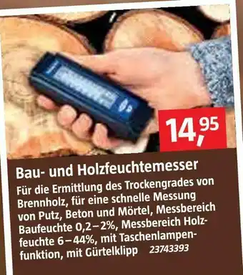 Bauhaus Bau- und holzfeuchtemesser Angebot