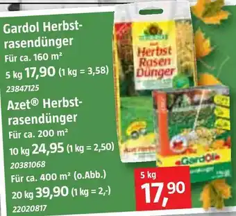 Bauhaus Gardol oder azet herbstrasendünger Angebot