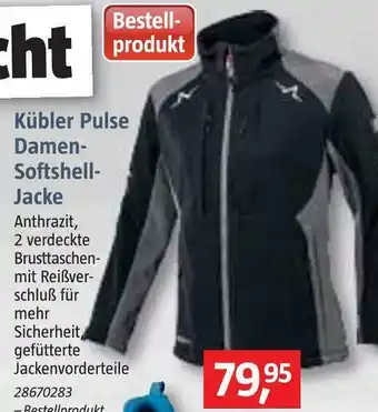 Bauhaus Kübler pulse damen-softshell-jacke Angebot