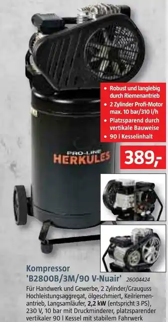 Bauhaus Herkules kompressor Angebot