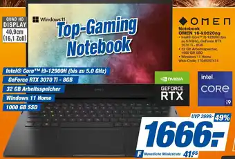 expert Techno Land Notebook OMEN 16-k0620ng Angebot