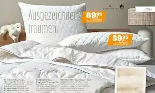 Möbel Kraft Irisette oder billerbeck kopfkissen oder mono-steppbett Angebot