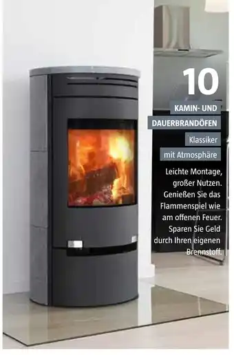 Bauhaus Kamin- und dauerbrandöfen Angebot