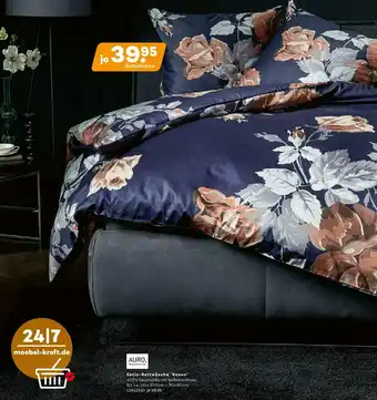 Möbel Kraft Auro satin-bettwäsche "rosen" Angebot