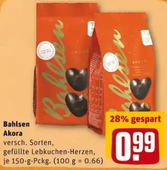 REWE PETZ Bahlsen Akora 150g Angebot