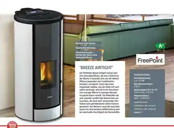 Bauhaus Freepoint pelletofen "breeze airtight" Angebot