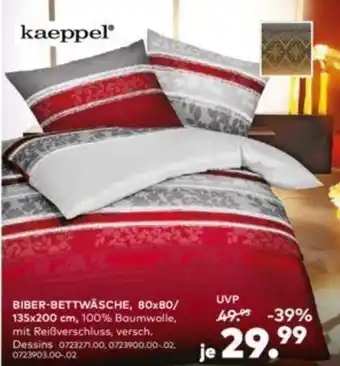 porta kaeppel BIBER-BETTWÄSCHE Angebot