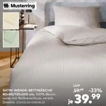 porta Musterring SATIN-WENDE-BETTWÄSCHE Angebot