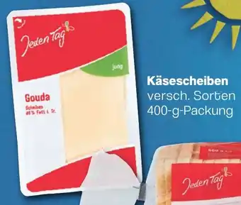 Famila Nord West Jeden Tag Käsescheiben 400 g Packung Angebot