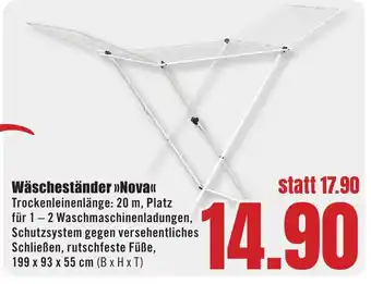 B1 Discount Baumarkt Wäscheständer Nova Angebot