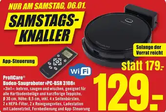 B1 Discount Baumarkt ProfiCare Boden-Saugroboter PC-BSR 3108 Angebot