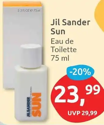 Budni Jil Sander Sun Eau de Toilette 75 ml Angebot