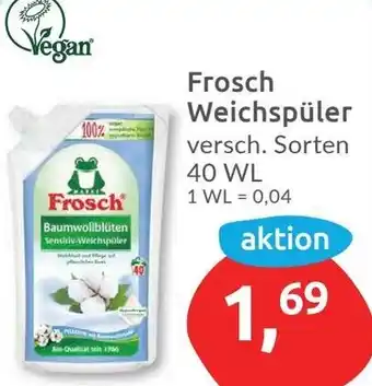 Budni Frosch Weichspüler 40 WL Angebot