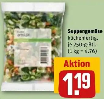 REWE Suppengemüse 250 g Btl. Angebot