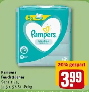 REWE PETZ Pampers Feuchttücher Angebot