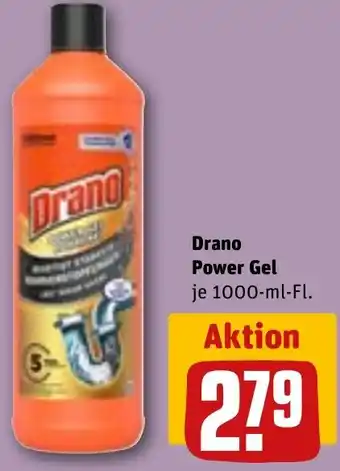 REWE Drano Power Gel 1000-ml-Fl. Angebot