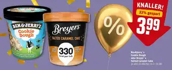 REWE Ben&jerry ́s oder breyer ́s cookie dough oder salted caramel cake Angebot