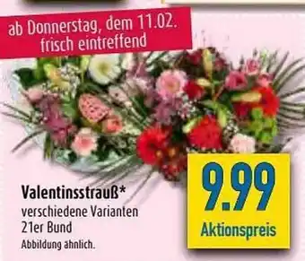 diska Valentinsstrauß Angebot