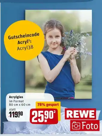 REWE Rewe foto acrylglas Angebot