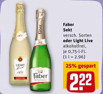 REWE Faber sekt oder light live Angebot