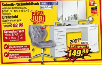 Poco Schreib-/schminktisch oder drehstuhl Angebot