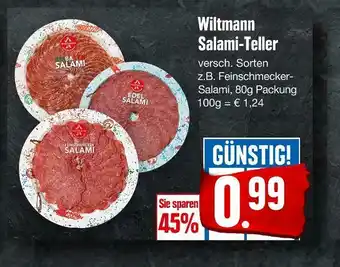 E-Center Wiltmann salami-teller Angebot