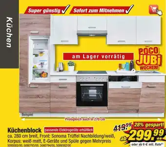 Poco Küchenblock Angebot