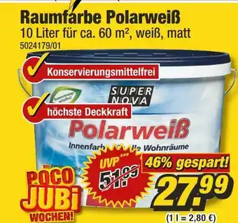 Poco Raumfarbe polarweiß Angebot