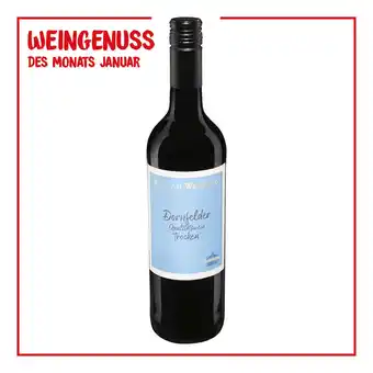 Netto Marken-Discount Villa am weinberg dornfelder rotwein qualitätswein trocken 12,0 % vol 0,75 liter - inhalt: 6 flaschen Angebot