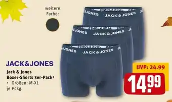 REWE PETZ Jack & Jones Boxer Shorts 3er Pack Angebot