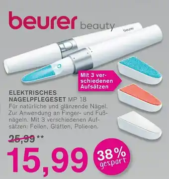 KODi Beurer elektrisches nagelpflegeset mp 18 Angebot