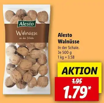 Lidl Alesto walnüsse Angebot