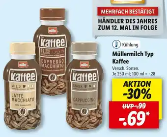 Lidl Müller müllermilch typ kaffee Angebot