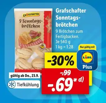 Lidl Grafschafter sonntagsbrötchen Angebot