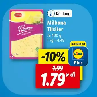 Lidl Milbona tilsiter Angebot