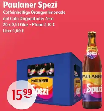 Trink und Spare Paulaner Spezi 20x0,5 L Glas Angebot