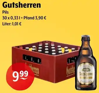 Trink und Spare Gutsherren Pils 30x0,33 L Angebot