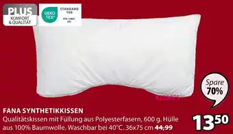 Jysk FANA SYNTHETIKKISSEN Angebot