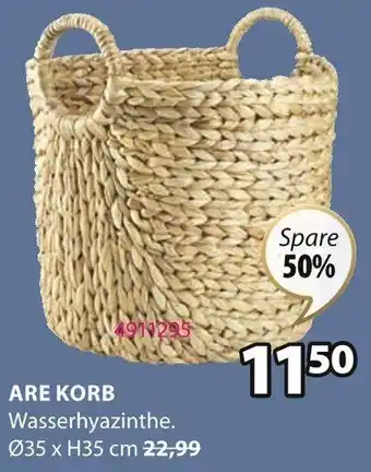 Jysk ARE KORB Angebot