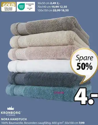 Jysk KRONBORG NORA HANDTUCH Angebot
