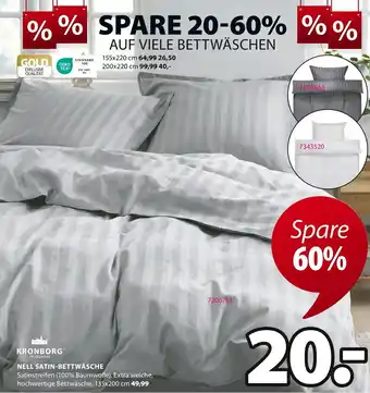 Jysk KRONBORG NELL SATIN-BETTWÄSCHE Angebot