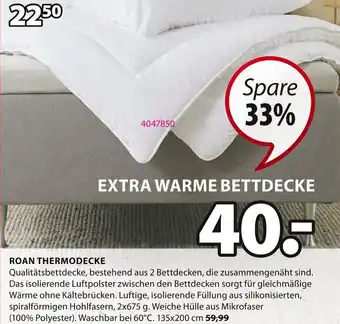 Jysk EXTRA WARME BETTDECKE Angebot