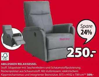 Jysk ABILDSKOV RELAXSESSEL Angebot