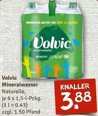 nahkauf Volvic Mineralwasser 6 x 1,5-l-Pckg. Angebot