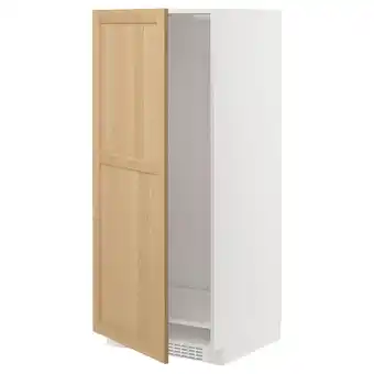 IKEA Metod hochschrank f kühl-/gefrierschrank, weiß/forsbacka eiche, 60x60x140 cm Angebot