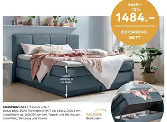 Möbel Buss BOXSPRINGBETT Angebot