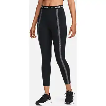 Intersport Nike damen tight w np df hr 7/8 tight femme black/iron grey/iron grey l Angebot