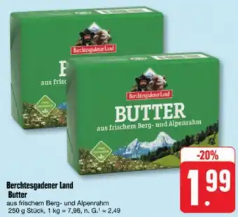 nah & gut Berchtesgadener Land Butter 250 g Angebot