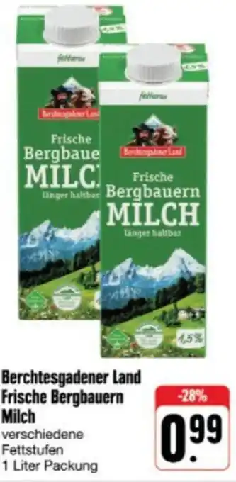 nah & gut Berchtesgadener Land Frische Bergbauern Milch 1 Liter Packung Angebot